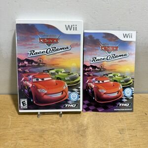 Cars Race-O-Rama Nintendo Wii 2009 Racing Game THQ CIB Tested
